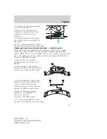 Предварительный просмотр 42 страницы Mercury 2004 Sable Owner'S Manual