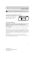 Предварительный просмотр 48 страницы Mercury 2004 Sable Owner'S Manual