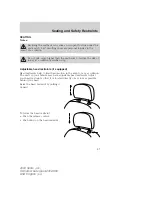 Предварительный просмотр 88 страницы Mercury 2004 Sable Owner'S Manual