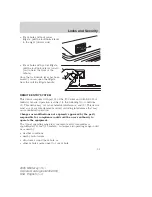 Предварительный просмотр 94 страницы Mercury 2005 Monterey Owner'S Manual