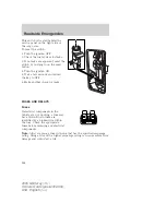 Предварительный просмотр 225 страницы Mercury 2005 Monterey Owner'S Manual