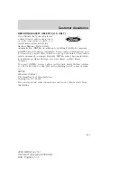 Предварительный просмотр 248 страницы Mercury 2005 Monterey Owner'S Manual