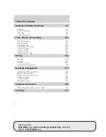 Предварительный просмотр 2 страницы Mercury 2005 Sable Owner'S Manual