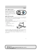 Предварительный просмотр 31 страницы Mercury 2005 Sable Owner'S Manual