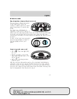 Предварительный просмотр 33 страницы Mercury 2005 Sable Owner'S Manual