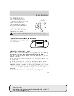 Предварительный просмотр 47 страницы Mercury 2005 Sable Owner'S Manual