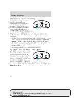 Предварительный просмотр 56 страницы Mercury 2005 Sable Owner'S Manual