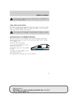 Предварительный просмотр 71 страницы Mercury 2005 Sable Owner'S Manual