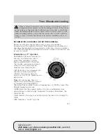 Предварительный просмотр 141 страницы Mercury 2005 Sable Owner'S Manual