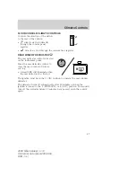 Preview for 47 page of Mercury 2006 Mountaineer Owner'S Manual