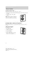 Preview for 70 page of Mercury 2006 Mountaineer Owner'S Manual