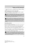 Preview for 143 page of Mercury 2006 Mountaineer Owner'S Manual