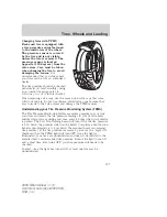 Preview for 197 page of Mercury 2006 Mountaineer Owner'S Manual