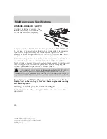 Preview for 292 page of Mercury 2006 Mountaineer Owner'S Manual