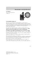 Preview for 297 page of Mercury 2006 Mountaineer Owner'S Manual