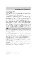 Preview for 309 page of Mercury 2006 Mountaineer Owner'S Manual