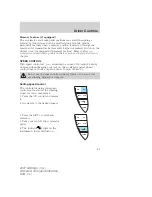 Preview for 69 page of Mercury 2007 Montego Owner'S Manual