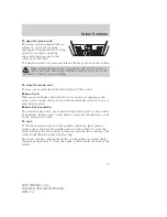 Preview for 73 page of Mercury 2007 Montego Owner'S Manual