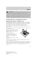 Предварительный просмотр 303 страницы Mercury 2009 Mountaineer Owner'S Manual