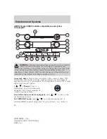 Предварительный просмотр 22 страницы Mercury 2009 Sable Owner'S Manual