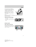 Предварительный просмотр 87 страницы Mercury 2009 Sable Owner'S Manual