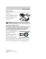 Предварительный просмотр 97 страницы Mercury 2009 Sable Owner'S Manual