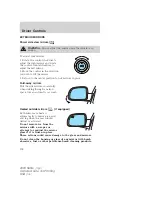 Предварительный просмотр 102 страницы Mercury 2009 Sable Owner'S Manual