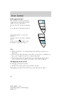 Предварительный просмотр 104 страницы Mercury 2009 Sable Owner'S Manual