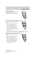 Предварительный просмотр 105 страницы Mercury 2009 Sable Owner'S Manual