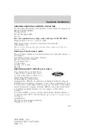 Предварительный просмотр 285 страницы Mercury 2009 Sable Owner'S Manual