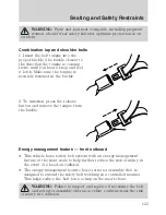 Предварительный просмотр 123 страницы Mercury 2010 Milan Owner'S Manual