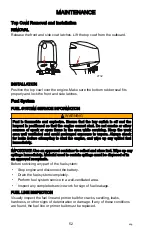 Предварительный просмотр 62 страницы Mercury 250 XS OptiMax Operation, Maintenance & Installation Manual