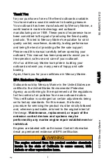 Preview for 1 page of Mercury 4.9 TwoStroke Instruction Manual