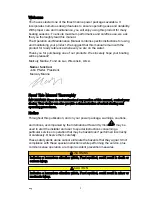 Preview for 3 page of Mercury 4 TwoStroke Operation, Maintenance And Installation Manual