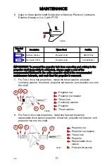 Предварительный просмотр 71 страницы Mercury 40 CT Maintenance And Installation Manual