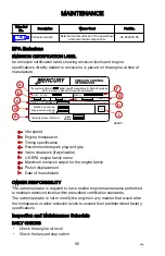 Preview for 66 page of Mercury 40 Marathon Operation, Maintenance & Installation Manual