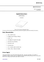 Mercury 456.060UK User Manual preview