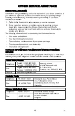 Preview for 58 page of Mercury 5 HP FourStroke Propane Operation, Maintenance And Installation Manual