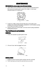 Предварительный просмотр 61 страницы Mercury 55 Marathon Operation, Maintenance & Installation Manual