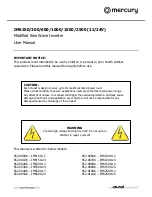 Предварительный просмотр 1 страницы Mercury 652.000UK User Manual