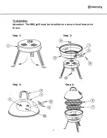 Предварительный просмотр 3 страницы Mercury 799.045UK Assembly And Safety Instructions