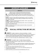 Preview for 2 page of Mercury 799.047UK Assembly And Safety Instructions