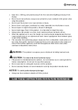 Preview for 3 page of Mercury 799.047UK Assembly And Safety Instructions