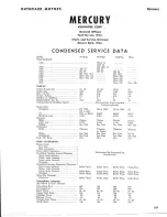 Предварительный просмотр 1 страницы Mercury AJ-41A Service Data