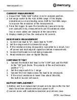 Предварительный просмотр 7 страницы Mercury CMT01 User Manual