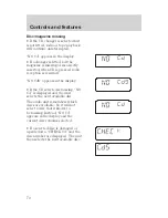 Preview for 71 page of Mercury Cougar 2000 Owner'S Manual