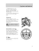 Preview for 76 page of Mercury Cougar 2000 Owner'S Manual