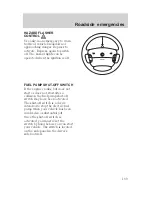 Preview for 170 page of Mercury Cougar 2000 Owner'S Manual