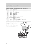 Preview for 175 page of Mercury Cougar 2000 Owner'S Manual