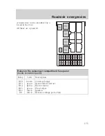 Preview for 176 page of Mercury Cougar 2000 Owner'S Manual